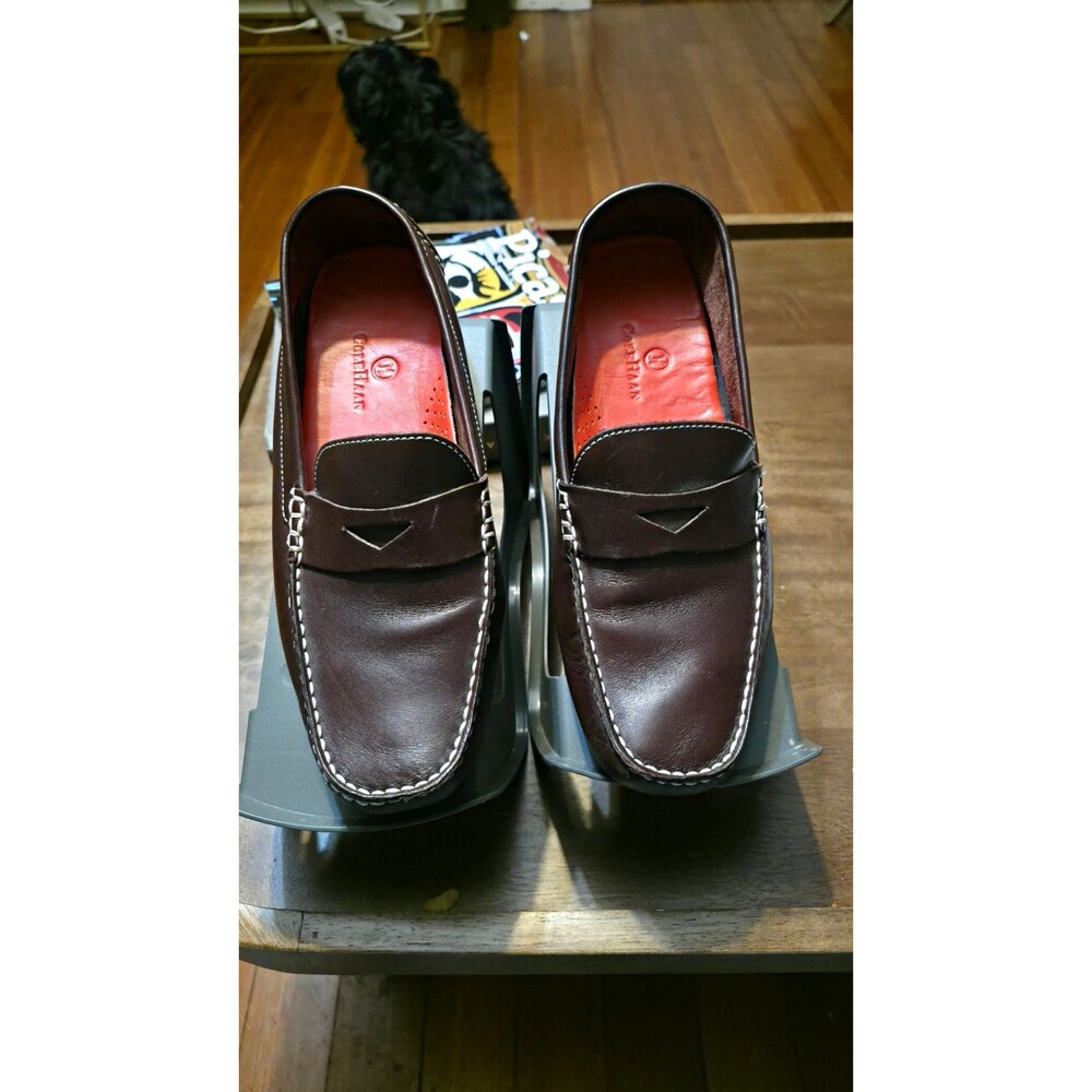 Cole Haan Men's Brown Leather Penny Loafer Dress Shoes US 9 B Slip-On